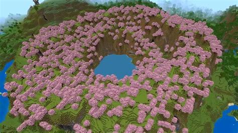 cherry blossom minecraft seed